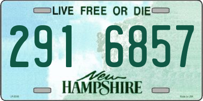 NH license plate 2916857