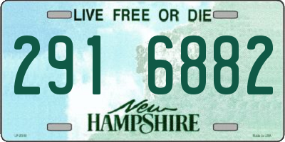 NH license plate 2916882