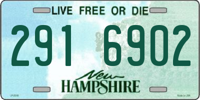 NH license plate 2916902