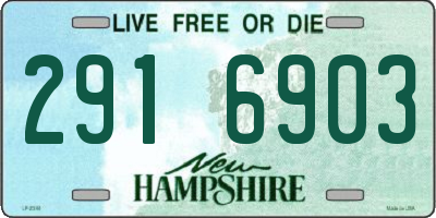NH license plate 2916903