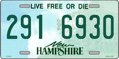 NH license plate 2916930