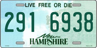 NH license plate 2916938
