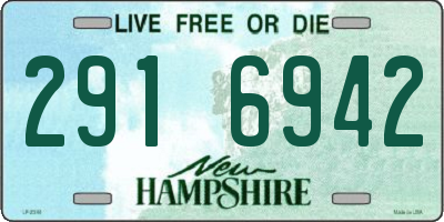 NH license plate 2916942