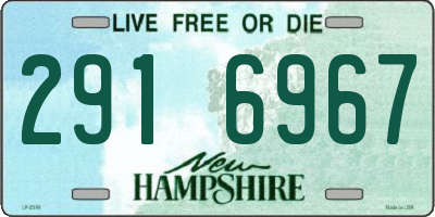 NH license plate 2916967