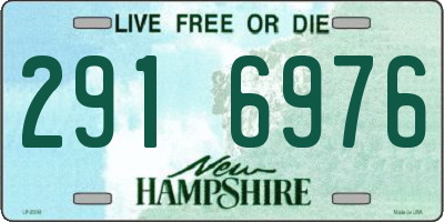 NH license plate 2916976