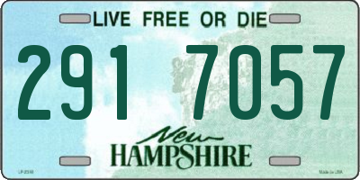 NH license plate 2917057