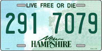 NH license plate 2917079