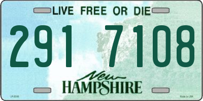 NH license plate 2917108