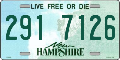 NH license plate 2917126