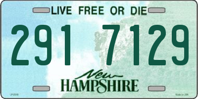 NH license plate 2917129