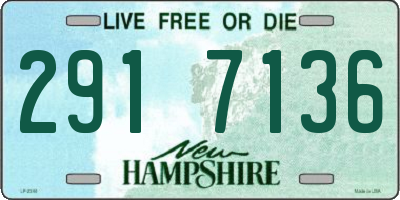 NH license plate 2917136