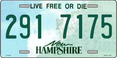 NH license plate 2917175