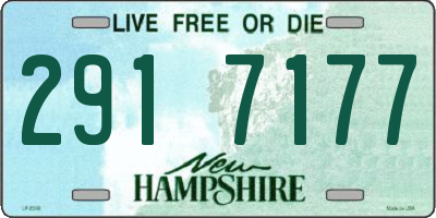 NH license plate 2917177