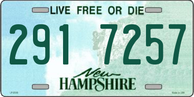 NH license plate 2917257