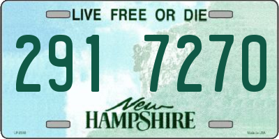 NH license plate 2917270