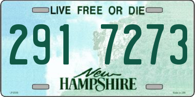 NH license plate 2917273