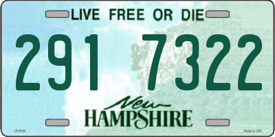 NH license plate 2917322