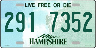 NH license plate 2917352