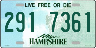 NH license plate 2917361