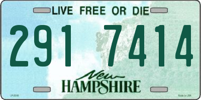 NH license plate 2917414