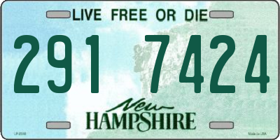 NH license plate 2917424