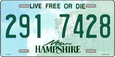 NH license plate 2917428