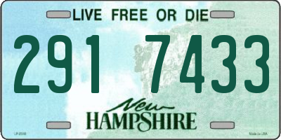NH license plate 2917433
