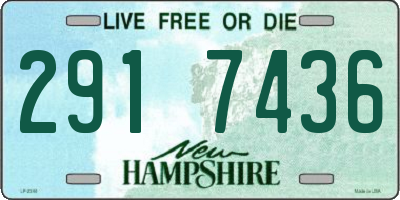 NH license plate 2917436