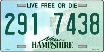 NH license plate 2917438