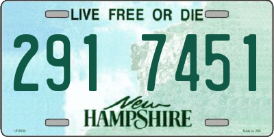 NH license plate 2917451