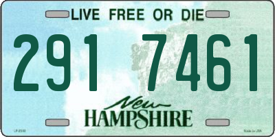 NH license plate 2917461