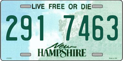 NH license plate 2917463