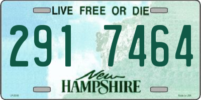 NH license plate 2917464
