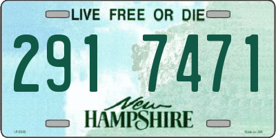 NH license plate 2917471