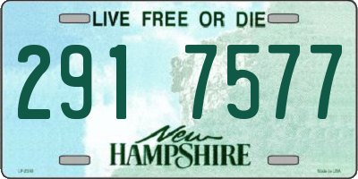 NH license plate 2917577