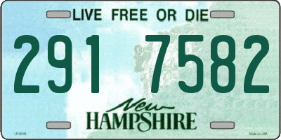 NH license plate 2917582
