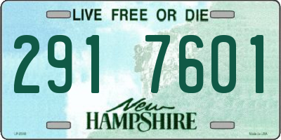 NH license plate 2917601