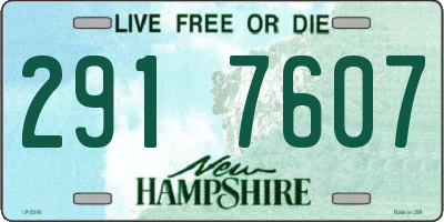 NH license plate 2917607