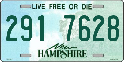NH license plate 2917628