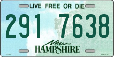 NH license plate 2917638