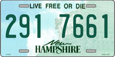 NH license plate 2917661