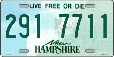 NH license plate 2917711