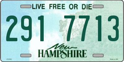 NH license plate 2917713