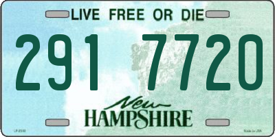 NH license plate 2917720