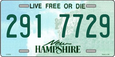 NH license plate 2917729