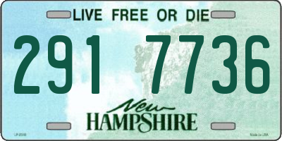 NH license plate 2917736