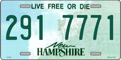 NH license plate 2917771