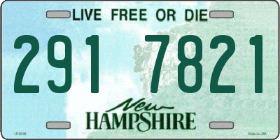 NH license plate 2917821
