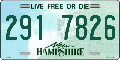 NH license plate 2917826