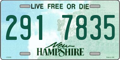 NH license plate 2917835